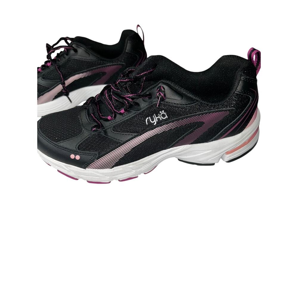 Ryka Impress Athletic Sneakers Women’s 11W Black Pink Wide Width New no tags